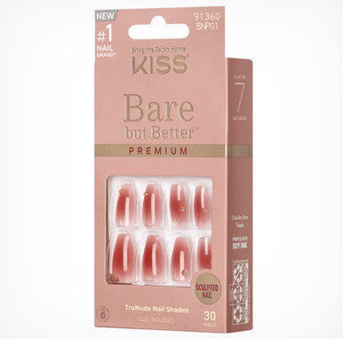 KISS Bare But Better Premium Nails - Shine