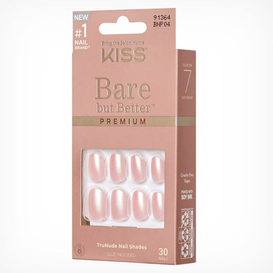 KISS Bare But Better Premium Nails - Mocha