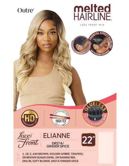 OUTRE Synthetic Melted Hairline HD Lace Front Wig - Elianne