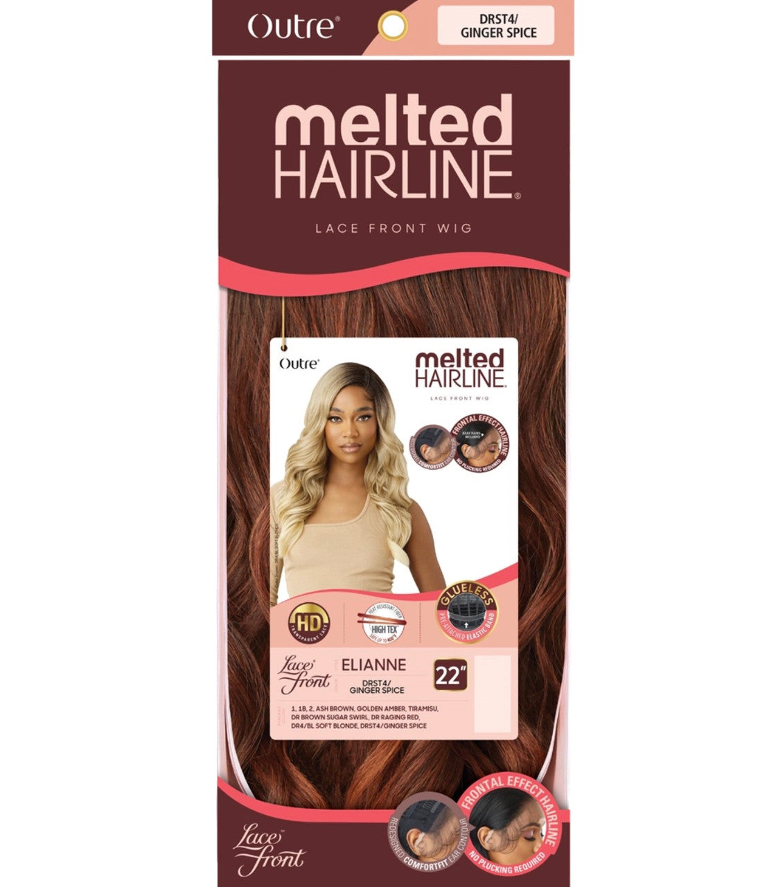 OUTRE Synthetic Melted Hairline HD Lace Front Wig - Elianne