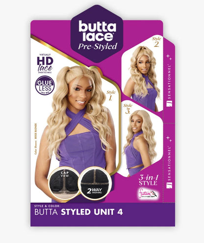 SENSATIONNEL Butta PRE-STYLED Synthetic HD Lace Wig - UNIT 4