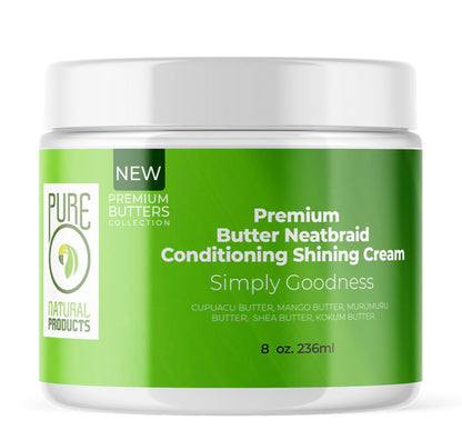 Pure O 5 Butter Neatbraid Conditioning Shining Cream (8 oz)