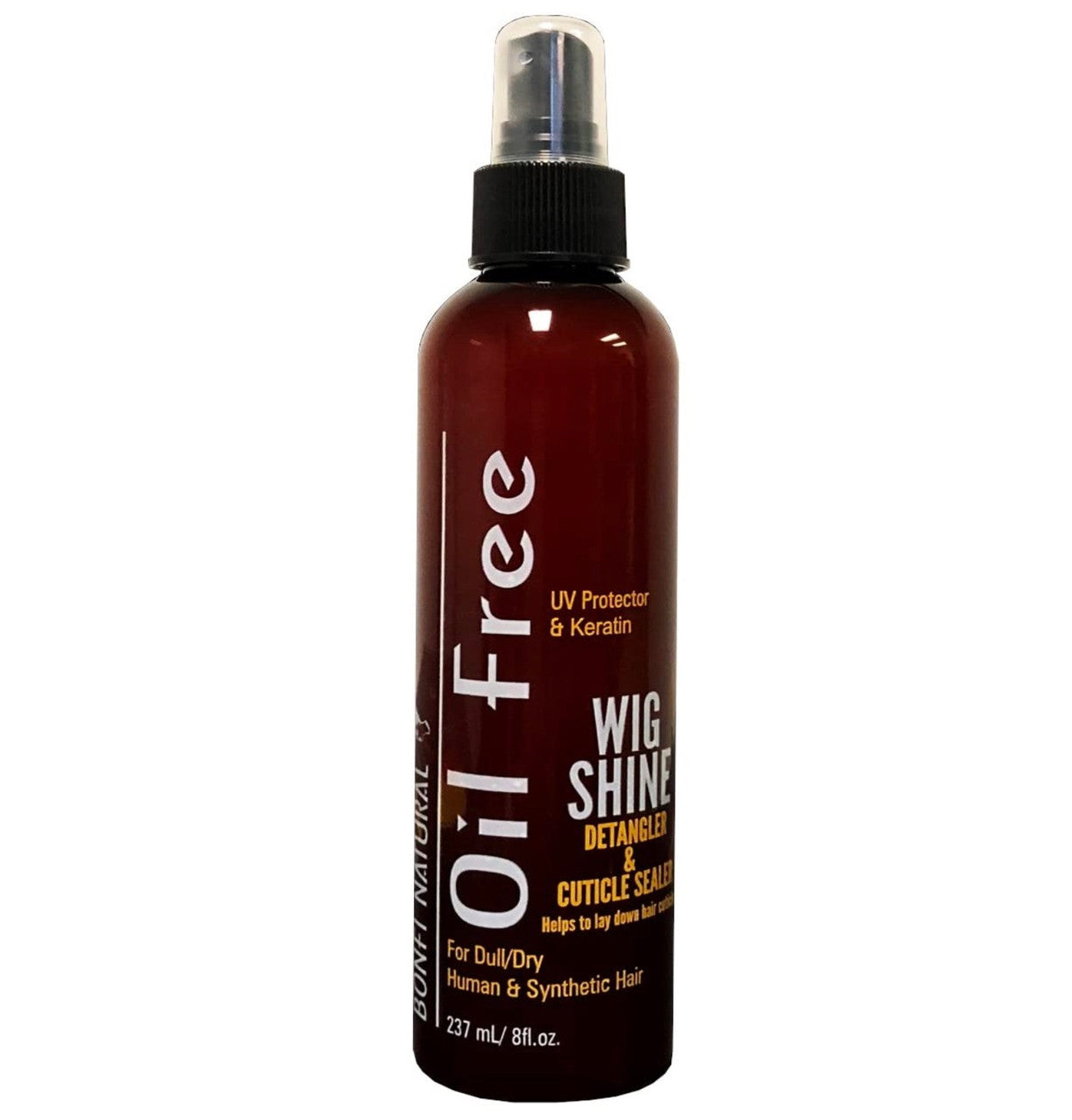 Bonfi Natural Oil Free Wig Shine Detangler and Cuticle Sealer