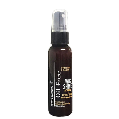 Bonfi Natural Oil Free Wig Shine Detangler and Cuticle Sealer