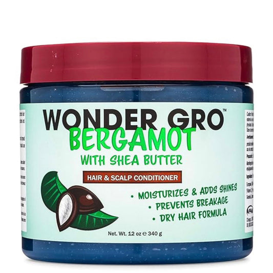 WONDER GRO Bergamot with Shea Butter Hair & Scalp Conditioner (12 oz)