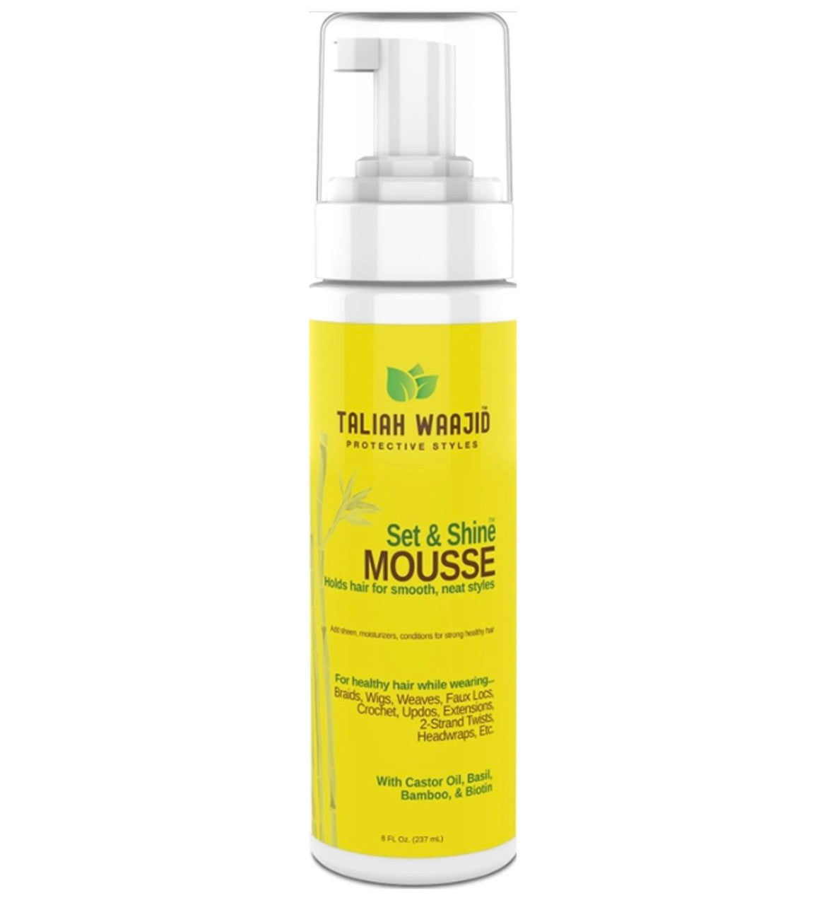 Taliah Waajid Protective Styles Set And Shine Mousse (8 oz)