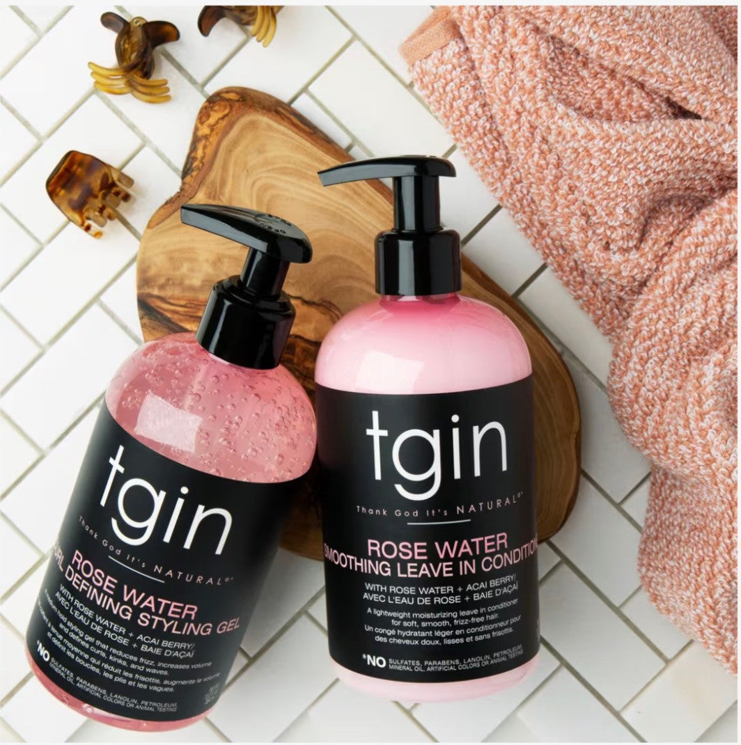 TGIN Rose Water Smoothing Leave In Conditioner (13 oz)