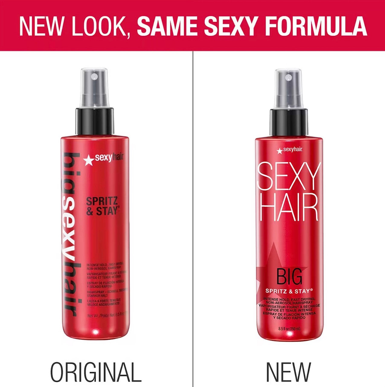 SEXY HAIR Big Sexy Hair Spritz & Stay Fast Dry Non-Aerosol Hairspray (8.5 oz)