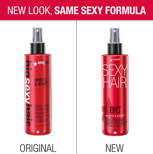 SEXY HAIR Big Sexy Hair Spritz & Stay Fast Dry Non-Aerosol Hairspray (8.5 oz)