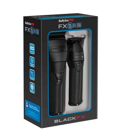 BaBylissPRO FXONE Matte Black Trimmer & Clipper PrePack