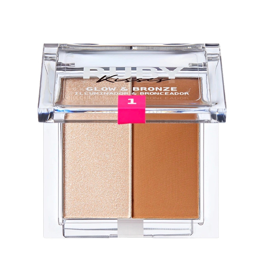 Ruby Kisses Glow & Bronze Highlighter Bronzer Duo
