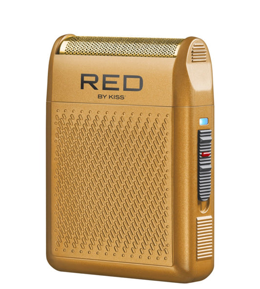 RED Cordless  Mini Foil Shaver (Gold)