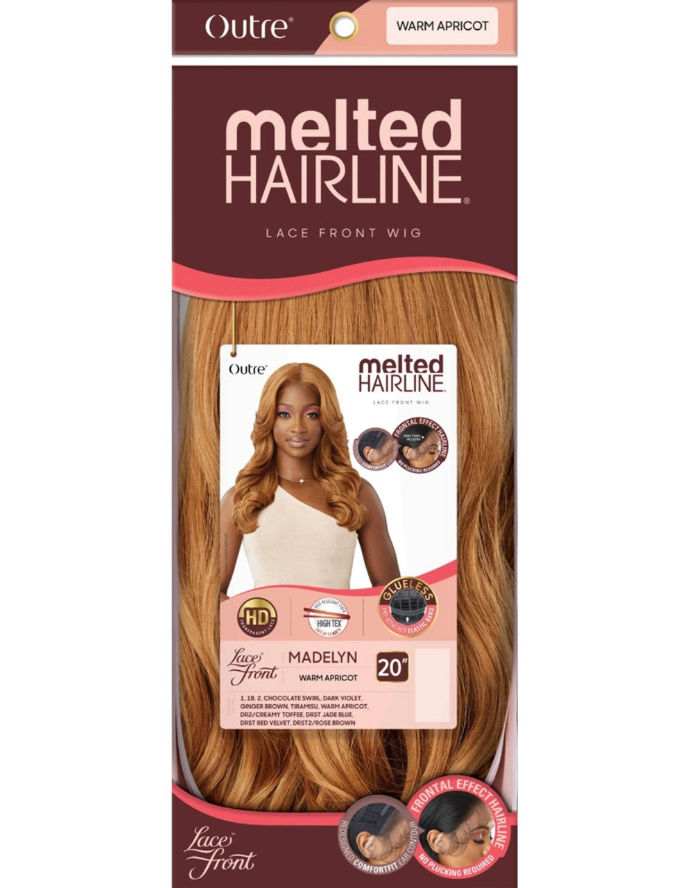 OUTRE Synthetic Melted Hairline Lace Front Wig - Madelyn