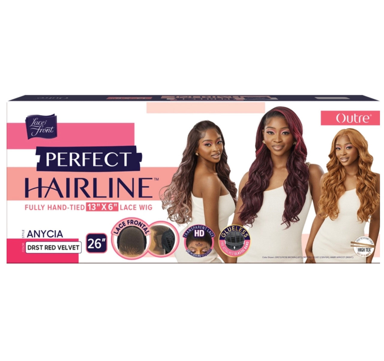 OUTRE Perfect Hairline Synthetic HD Lace Wig - Anycia
