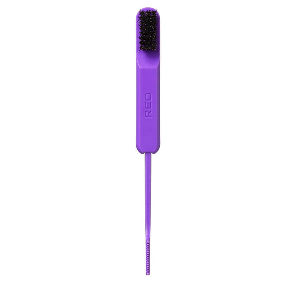 RED Folding Edge Brush w/ Case Purple