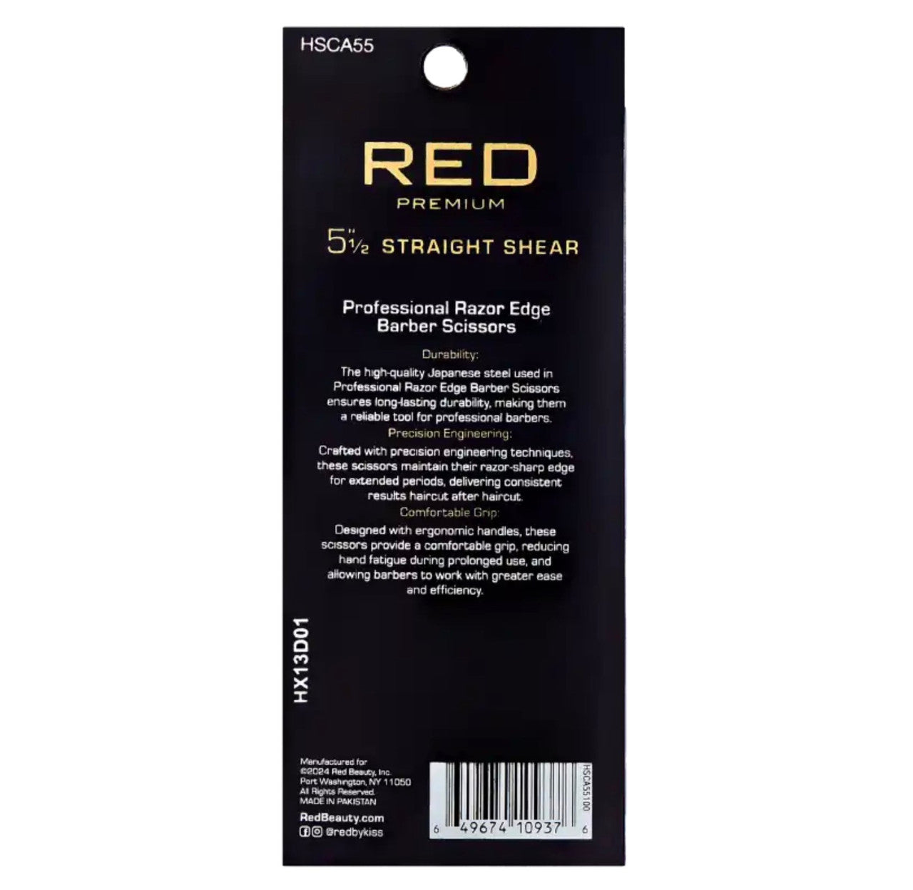 RED Premium Artisan Professional Hair Shears