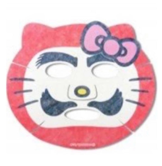 ASUNAROSYA Sanrio Hello Kitty Narikiri Face Mask - Daruma (1 Sheet)