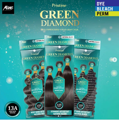 MANE CONCEPT Pristine 13A Green Diamond 100% Unprocessed Hair Multi Pack - Deep Wave