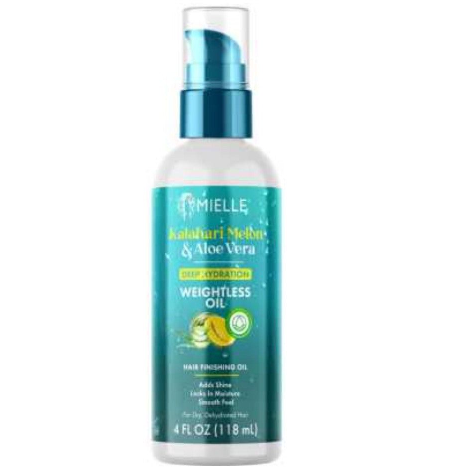Mielle Kalahari Melon & Aloe Vera Deep Hydration Weightless Hair Finishing Oil (7.5oz)