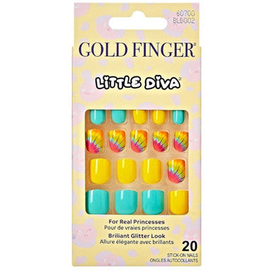 KISS Gold Finger Little Diva Sticker Nails – You’re a Shining Star