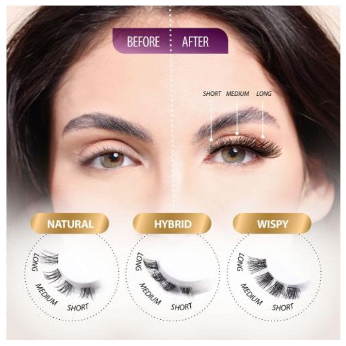 Laflare 3D Superfine Band Cluster Lashes Cluster Set