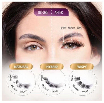 Laflare 3D Superfine Band Cluster Lashes Cluster Set