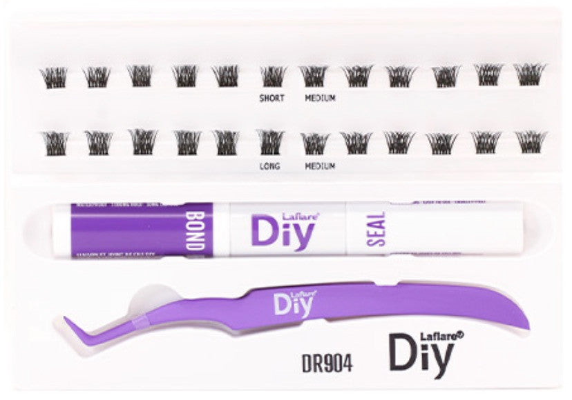 Laflare 3D Superfine Band Cluster Lashes Cluster Set