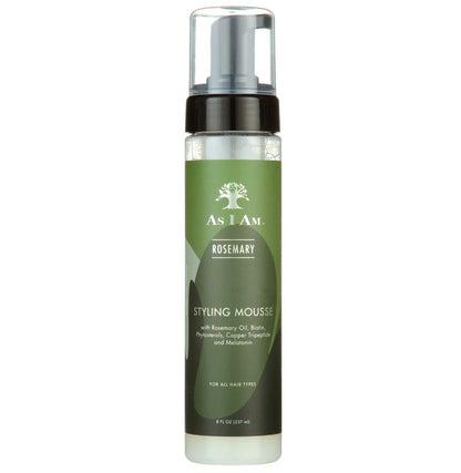 As I Am Rosemary Styling Mousse (8oz)