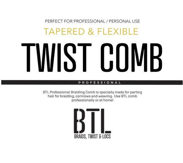 BTL Tapered & Flexible Twist Comb Assorted Jar