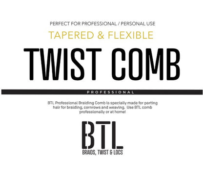 BTL Tapered & Flexible Twist Comb Assorted Jar