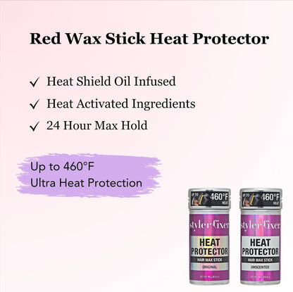 KISS 24 Hour Max Hold Edge Fixer Hair Wax Stick (2.7 oz)