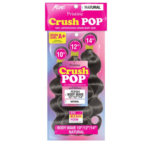 MANE CONCEPT Pristine A+ Crush Pop 100% Unprocessed Hair Multi Pack - Body Wave