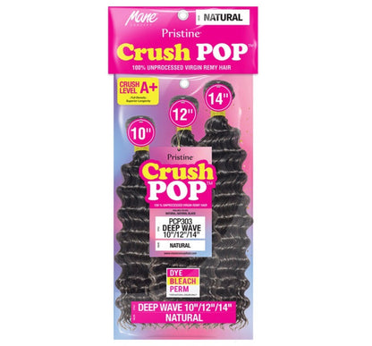 MANE CONCEPT Pristine A+ Crush Pop 100% Unprocessed Hair Multi Pack - Deep Wave