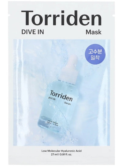 TORRIDEN Dive-In Low Molecule Hyaluronic Acid Face Mask (1 Sheet)