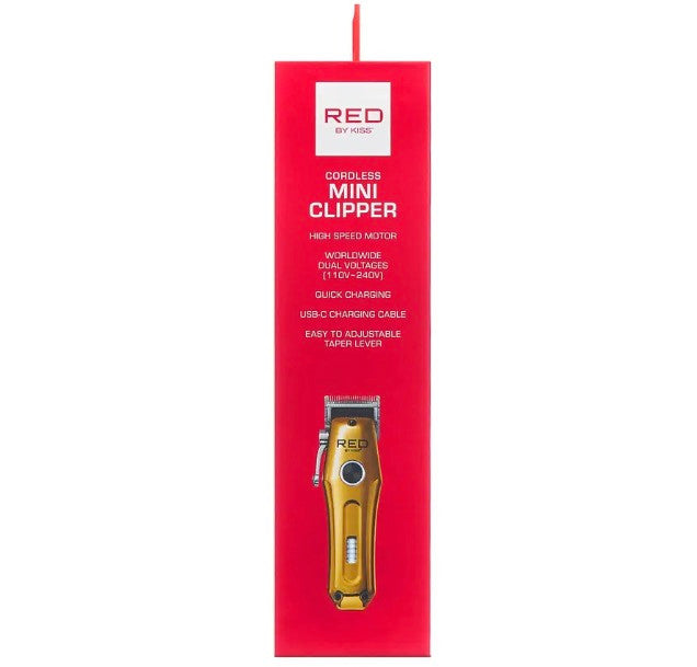 RED Rechargeable Mini Cordless Hair Clipper
