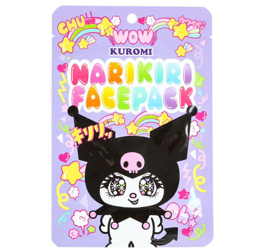 ASUNAROSYA Kuromi Narikiri Face Mask (1 Sheet)