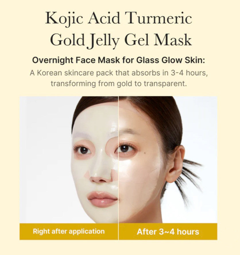MEDICUBE Kojic Acid Turmeric Gold Jelly Gel Mask (1 Sheet)