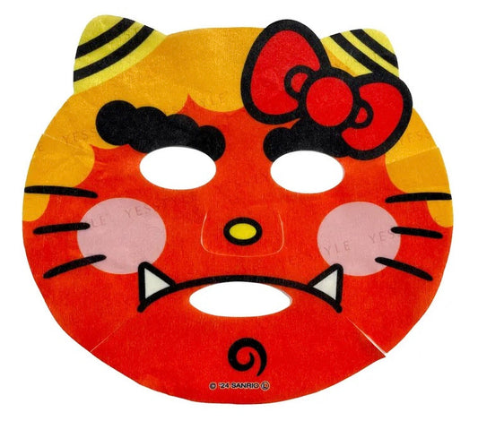 ASUNAROSYA Sanrio Hello Kitty Narikiri Face Pack - Aka Oni (1 Sheet)