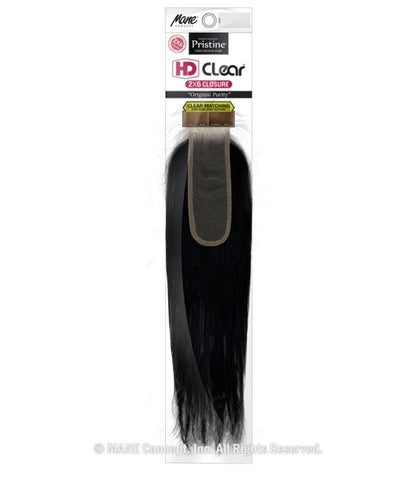 MANE CONCEPT Pristine 2X6 HD Clear Lace Closure - Straight (10"-18")