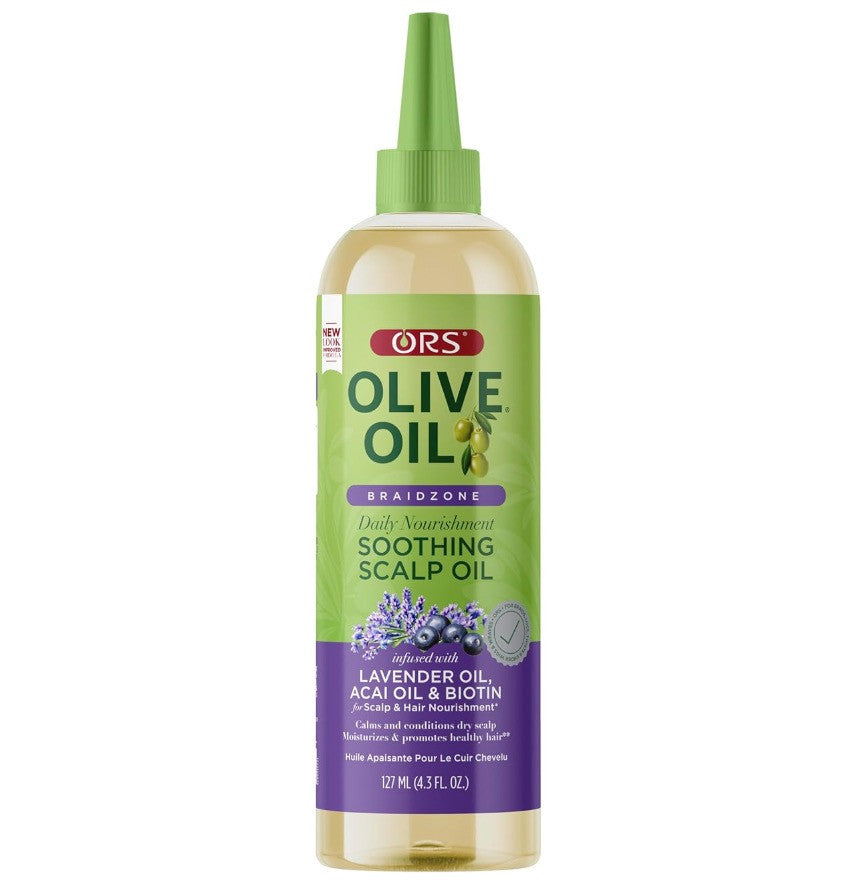 ORS Olive Oil Lavender, Acai & Biotin Soothing Scalp Oil (4.3oz)