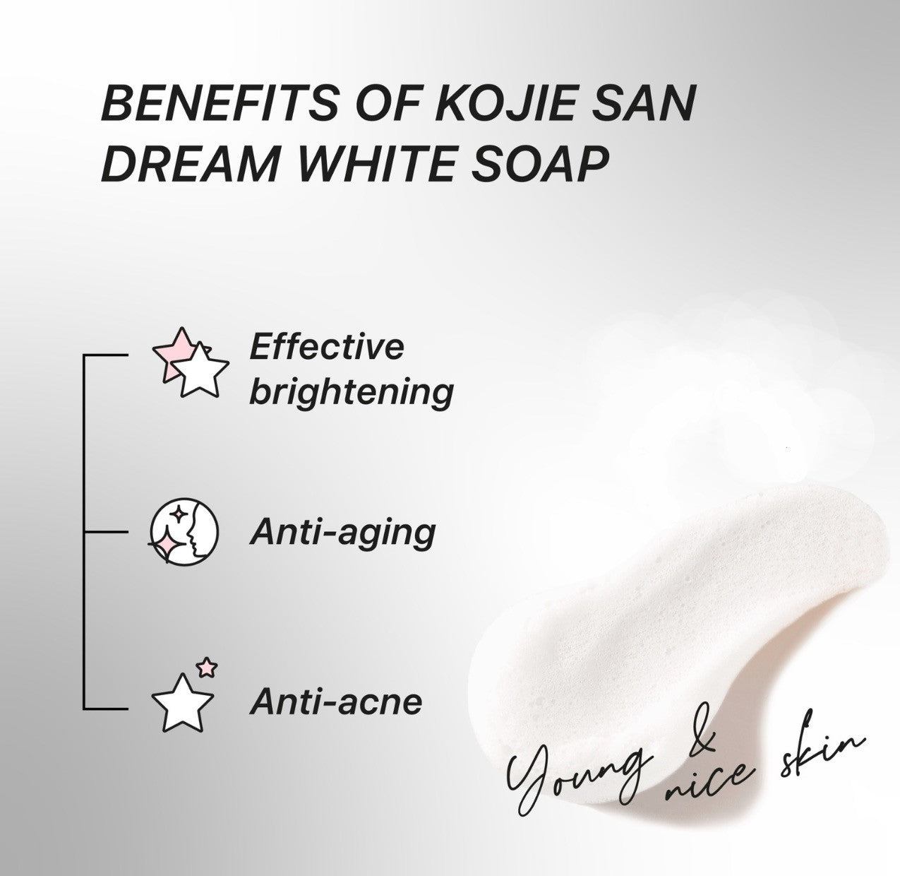 Kojie San Dream White soap (2PK)
