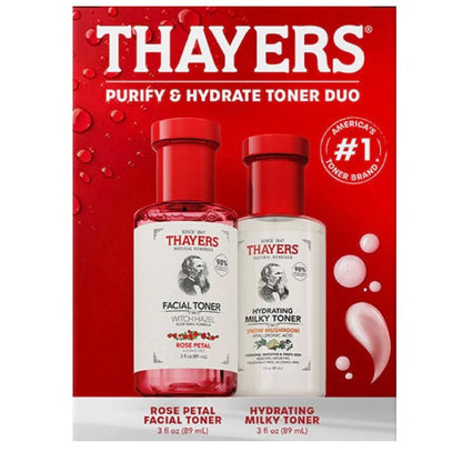 THAYERS Purify & Hydrate Toner Duo (Rose/Milky)