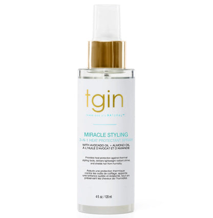 TGIN Miracle Styling 3-N-1 Heat Protectant Spray (4 oz)