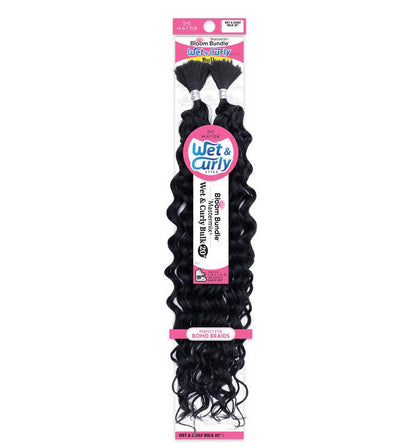 Mayde Beauty Synthetic Bloom Bundle Braid - Wet & Curly Bulk  20”