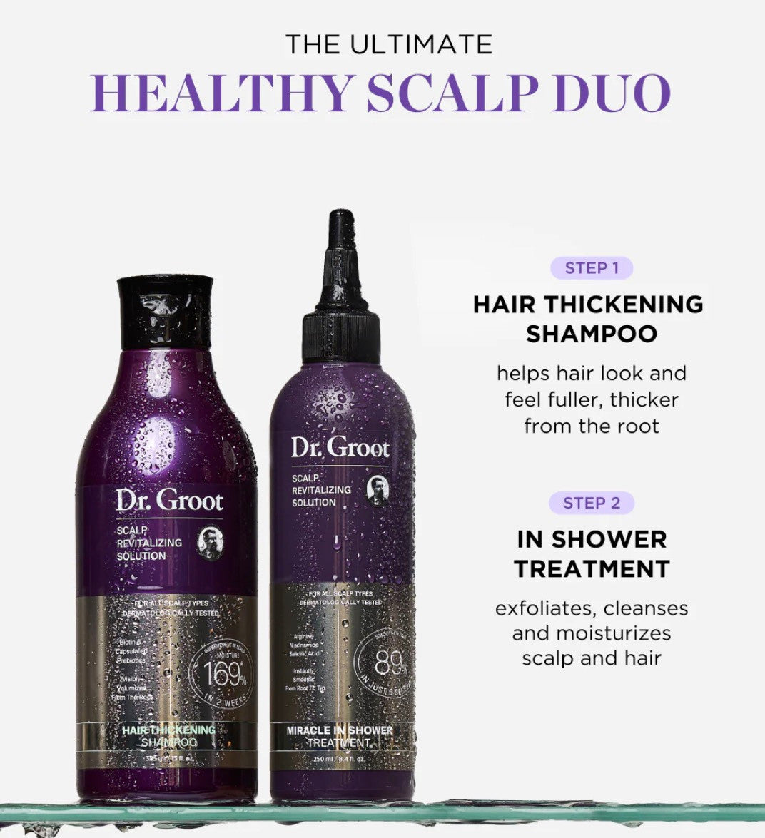 DR.GROOT Scalp Revitalizing Solution Hair Thickening Shampoo (13oz)