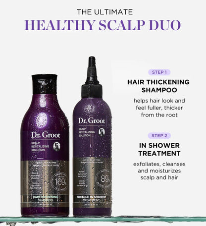 DR.GROOT Scalp Revitalizing Solution Hair Thickening Shampoo (13oz)
