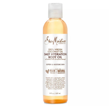 SheaMoisture 100% Virgin Coconut Oil Daily Hydration Body Oil (8oz)