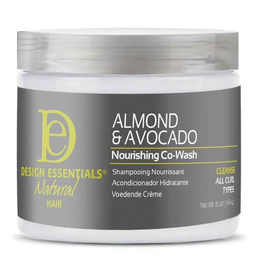 Design Essentials Natural Almond & Avocado Nourishing Co-wash (16oz)
