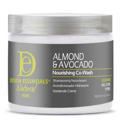 Design Essentials Natural Almond & Avocado Nourishing Co-wash (16oz)