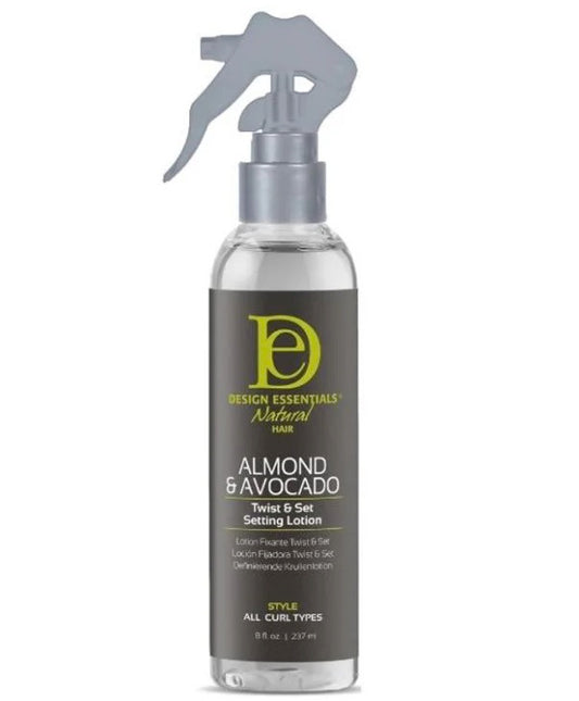 Design Essentials Natural Almond & Avocado Twist & Set Setting Lotion (8oz)